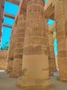 The Great Hypostyle Hall At Karnak Royalty Free Stock Photo