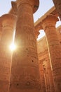 Great Hypostyle Hall, Karnak temple complex, Luxor Royalty Free Stock Photo