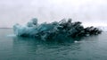 Great iceberg in Jokulsarlon Glacial Lagoon, Iceland Royalty Free Stock Photo