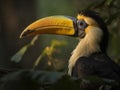 Encounter with the Great Indian Hornbill in the Rainforest