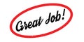 Great Job rubber stamp Royalty Free Stock Photo