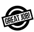 Great Job rubber stamp Royalty Free Stock Photo