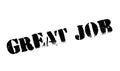 Great Job rubber stamp Royalty Free Stock Photo