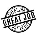 Great Job rubber stamp Royalty Free Stock Photo