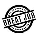 Great Job rubber stamp Royalty Free Stock Photo