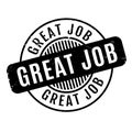 Great Job rubber stamp Royalty Free Stock Photo