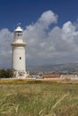 Great Lighthouse in Paphos, Cyprus in the spring