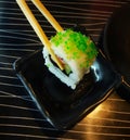 Great looking Green maki sushi chopsticks
