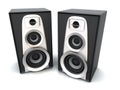 Great loud speakers. Royalty Free Stock Photo