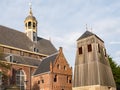 Great or Martini church and wooden bell tower in Sneek, Friesland, Netherlands