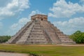 Great Mayan Pyramid of Kukulkan, known as El Castillo, classified as Structure 5B18 Royalty Free Stock Photo
