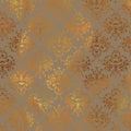 Great metalline rich pattern backdrop - golden damask background - gold shabby chic texture