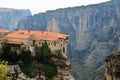 The Great Meteoron Monastery in Meteora, Greece Royalty Free Stock Photo