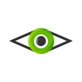 great modern Optical Lens Eyes Logo design vector for Ophthalmologist symbol