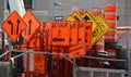 Great Montreal construction worker road signs