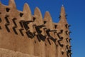 Djenne grand mosque detail, Mali, Africa Royalty Free Stock Photo