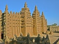 The Great Mosque of Djenne, Mali. Royalty Free Stock Photo