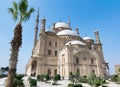 The great Mosque of Muhammad Ali Pasha Alabaster Mosque, situated in the Citadel of Cairo, Egypt Royalty Free Stock Photo