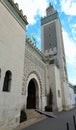 Great Mosque of Paris - Muslim temple in France. Royalty Free Stock Photo