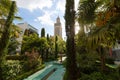 Great Mosque of Paris - Muslim temple in France. It was founded in 1926 as a token of gratitude to the Muslim Royalty Free Stock Photo