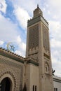 Great Mosque of Paris - Muslim temple in France. Royalty Free Stock Photo