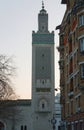 Great Mosque of Paris - Muslim temple in France. It was founded in 1926 as a token of gratitude to the Muslim Royalty Free Stock Photo