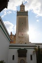 Great Mosque of Paris - Muslim temple in France. It was founded in 1926 as a token of gratitude to the Muslim Royalty Free Stock Photo