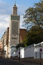 Great Mosque of Paris - Muslim temple in France. It was founded in 1926 as a token of gratitude to the Muslim Royalty Free Stock Photo