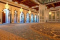 Great Mosque of Sultan Qaboos. Muscat, Oman, Asia Royalty Free Stock Photo