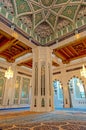 Great Mosque of Sultan Qaboos. Muscat, Oman, Asia Royalty Free Stock Photo