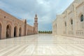 Great Mosque of Sultan Qaboos. Muscat, Oman, Asia Royalty Free Stock Photo