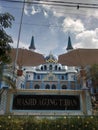 Great Mosque of Tuban under blue sky Royalty Free Stock Photo