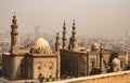 The great Mosques of Sultan Hassan and Al-Rifai in Cairo - Egypt Royalty Free Stock Photo
