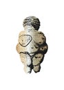 Great Mother archetype, mother goddess, Isolated illustration isolated. Venus of Willendorf. Stone Paleolithic Goddess Royalty Free Stock Photo