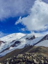 Great mountain Elbrus covered by snow