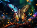 Great Nawab butterfly  Made With Generative AI illustration Royalty Free Stock Photo