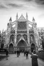 Great North entrance and facade, Westminster Abbey, London Royalty Free Stock Photo
