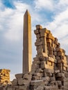 Great Obelisk at Karnak Temple Luxor Thebes Egypt Royalty Free Stock Photo