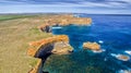 Great Ocean Road rocks from Razorback viewpoint, Australia
