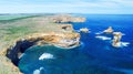 Great Ocean Road rocks from Razorback viewpoint, Australia