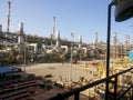 Oil refinery , Saudi Arabia Royalty Free Stock Photo