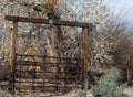 Great old ranch gate Royalty Free Stock Photo