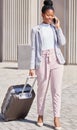 This is a great opportunity. Shot of a young businesswoman making a phone call using her smartphone. Royalty Free Stock Photo