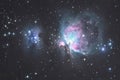 Great Orion Nebula M42, in the constellation of Orion, Milky Way Royalty Free Stock Photo