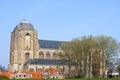 The Great or Our Lady Church in the dutch city Veere Royalty Free Stock Photo