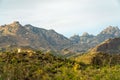 The great outdoors in tuscon arizona on mission view trail in sonora desert in sabino national park in wild west