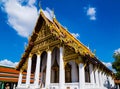 Great Palace Buddhist temple in Bangkok Royalty Free Stock Photo