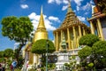 Great Palace Buddhist temple, Bangkok in Thailand Royalty Free Stock Photo