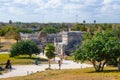 Great palace, Mayan Ruins in Tulum, Riviera Maya, Yucatan, Caribbean Sea, Mexico