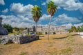 Great palace, Mayan Ruins in Tulum, Riviera Maya, Yucatan, Caribbean Sea, Mexico